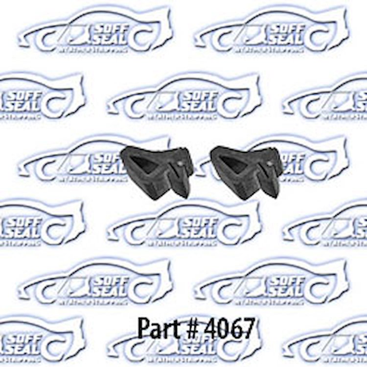 Hood Side Bumpers, 4 Per Car 62-65 Chevrolet II Nova
