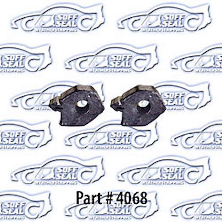 Hood Side Bumpers, 2 Per Car 66-67 Chevrolet II Nova