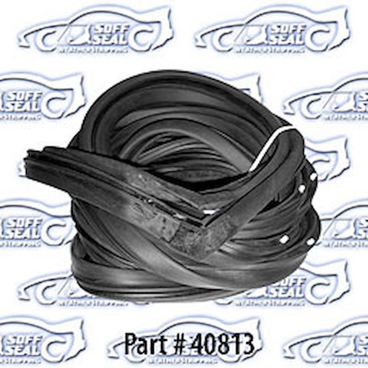 Door Weatherstrip - Front W/ Clips 75-79 Chevrolet II Nova, Oldsmobile Omega 75 Buick Apollo