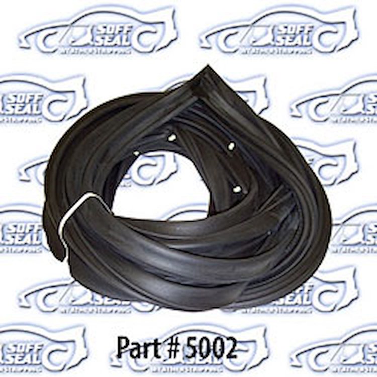 Door Weatherstrip W/ Clips 68-72 Chevelle, Pontiac Tempest, Lemans, Gto, Oldsmobile Cutlass 442, Buick Special, Buick Skylark