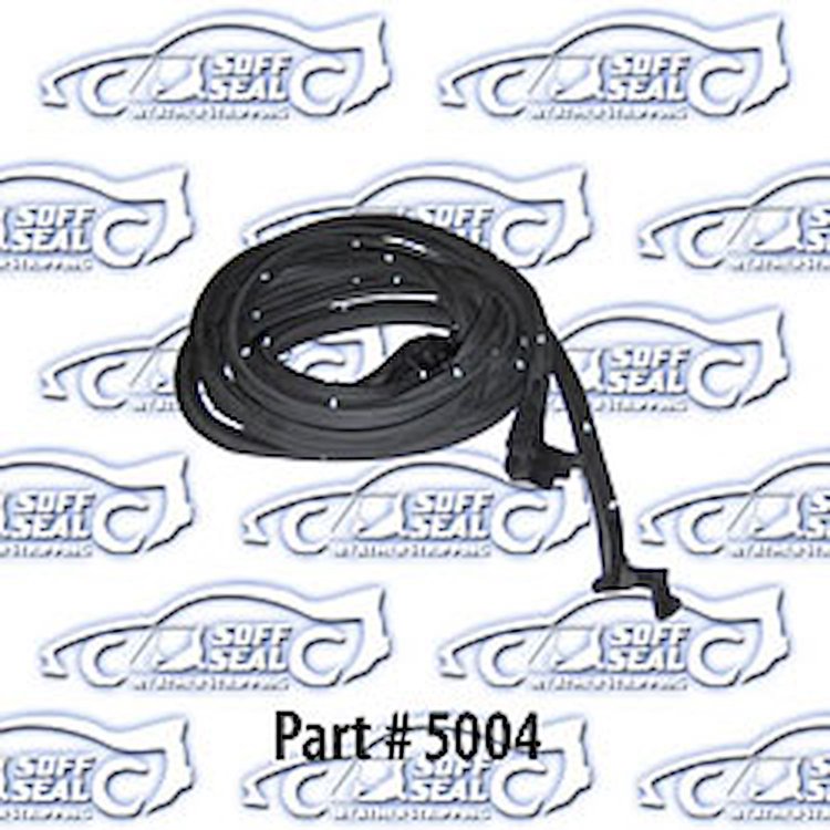 Door Weatherstrip W/ Clips & Molded Ends Chevelle, A-Body 1964-65, Hard Top and Convertable