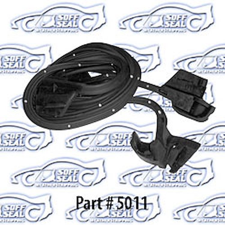 Door Weatherstrip W/ Clips & Molded Ends Chevelle, Cutlass, Skylark 1968, Hard Top and Convertable