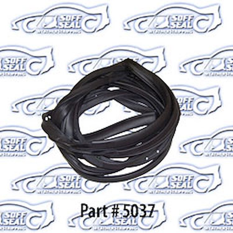 Door Weatherstrip - Rear W/ Clips 78-87 Chevrolet Malibu, Buick Regal, Oldsmobile Cutlass, Pontiac Lemans
