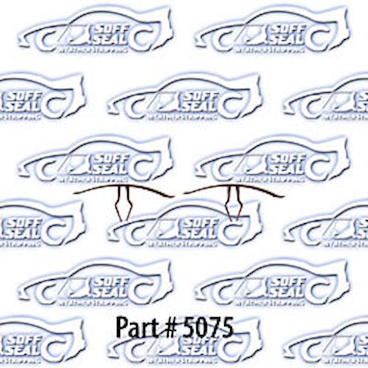 Hood To Cowl Seal Clip Kit - Steel 68-69 Chevelle, El Camino, Monte Carlo, Gto, Lemans, Buick Skylark, Oldsmobile Cutlass