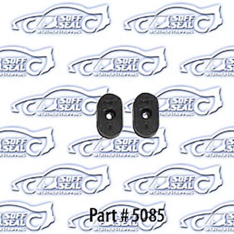 Bucket Seat Back Bumpers oval 4 per car