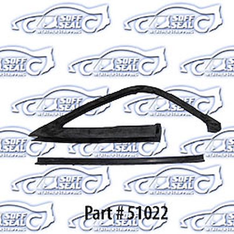 Vent window weatherstrip 68 Chevrolet Chevelle, Pontiac LeMans, GTO, Oldsmobile Cutlass 442, Buick Special, Skylark