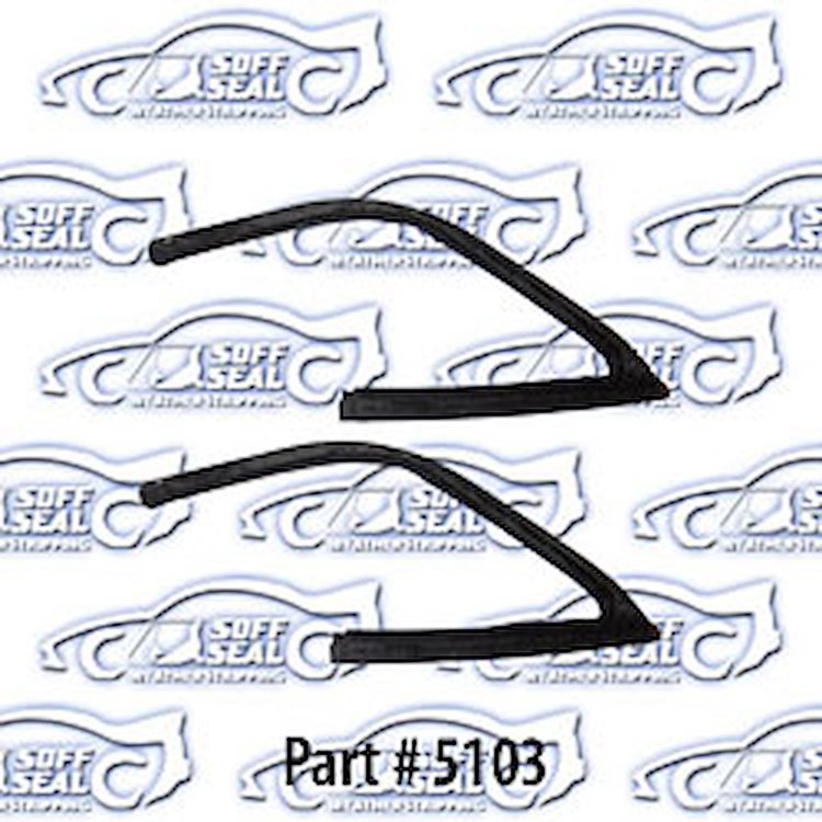 Vent window seals 66-67 Chevrolet Chevelle, Pontiac GTO, LeMans, Oldsmobile Cutlass, Buick Skylark 2 Door Hardtop Convertible