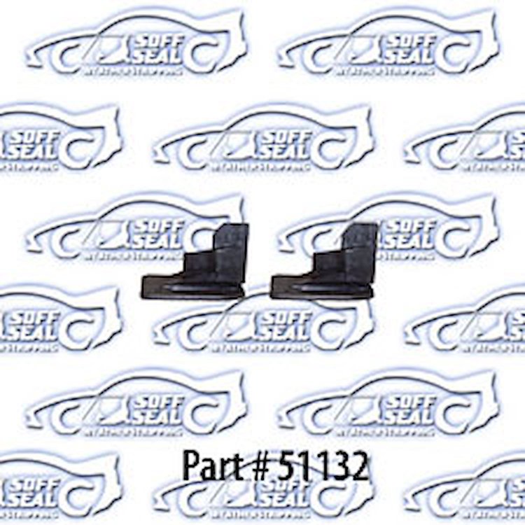 Rubber Door Jambs, U-Shape 68-72 Chevelle GTO Cutlass Skylark