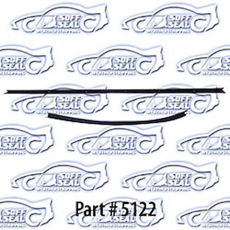Window weatherstrip for 69 Chevrolet Chevelle 2 Door Hardtop