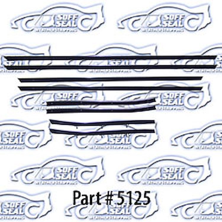 Window weatherstrip for 70-72 Chevrolet Chevelle Convertible