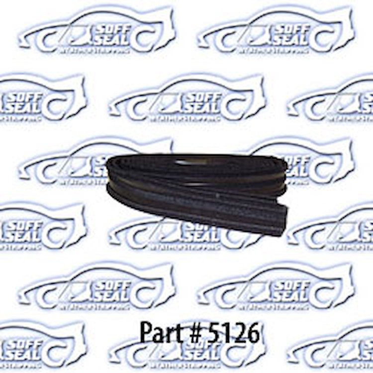 Door glass run channel fits in door frame upper & rear 68-72 Chevrolet El Camino