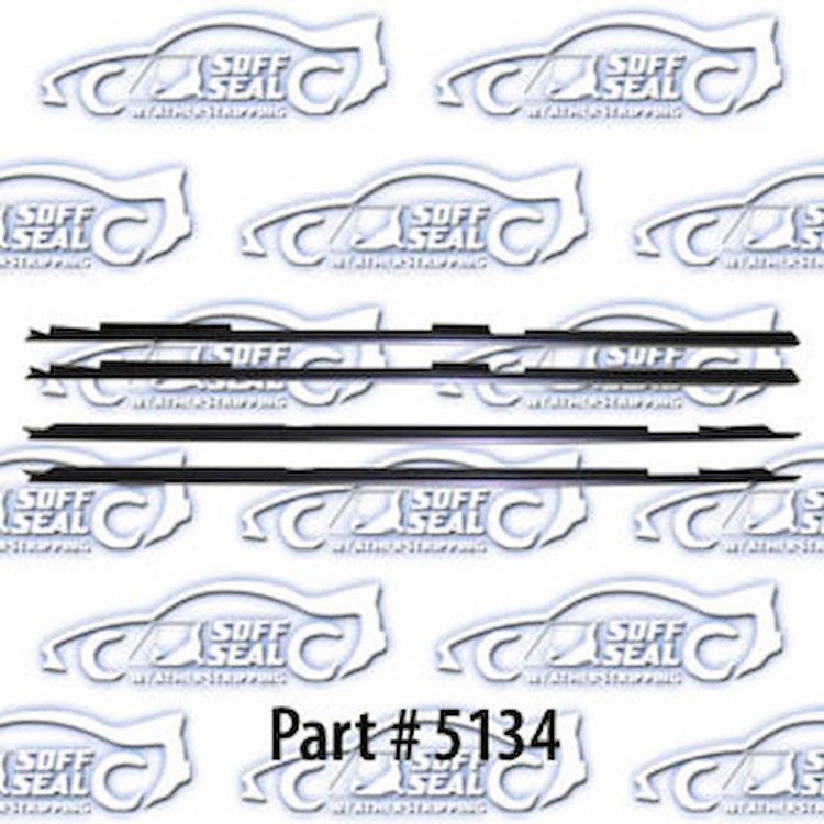 Window Weatherstrip - Orig. Style W/ Round Bead 1978-79 Chevrolet Monte Carlo 2 Door Hardtop