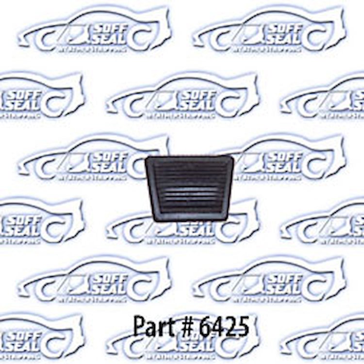 Park brake pedal pad 65-70 Pontiac Grand Prix, GTO, LeMans