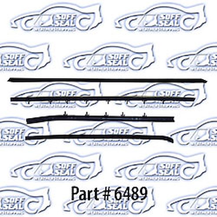 Window weatherstrip for 66-67 Pontiac GTO, LeMans