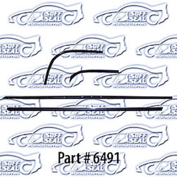 Window weatherstrip for 69-72 Pontiac Grand Prix