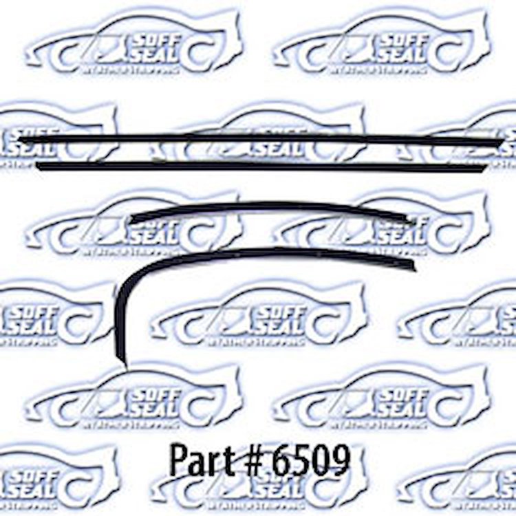 Window weatherstrip for 69-72 Pontiac GTO, LeMans 2 Door Hardtop