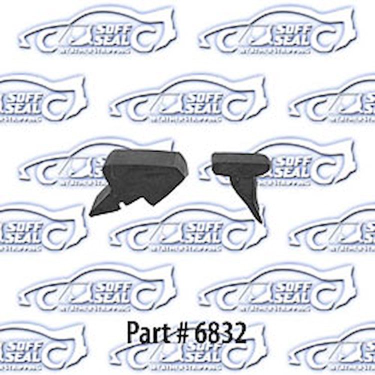 Hood side bumpers 67-68 Pontiac Firebird