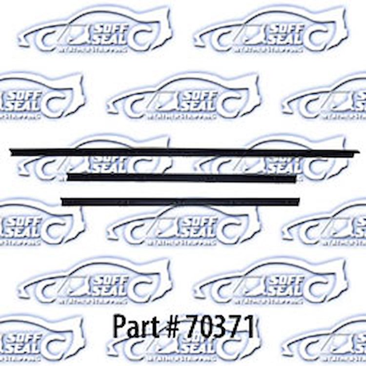 Window weatherstrip, original style with round bead 64 Oldsmobile Cutlass 442
