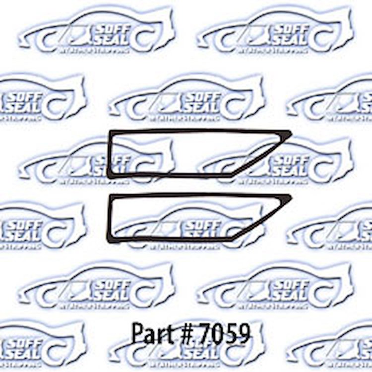 Front & rear side marker light gaskets 70-72 Oldsmobile Cutlass