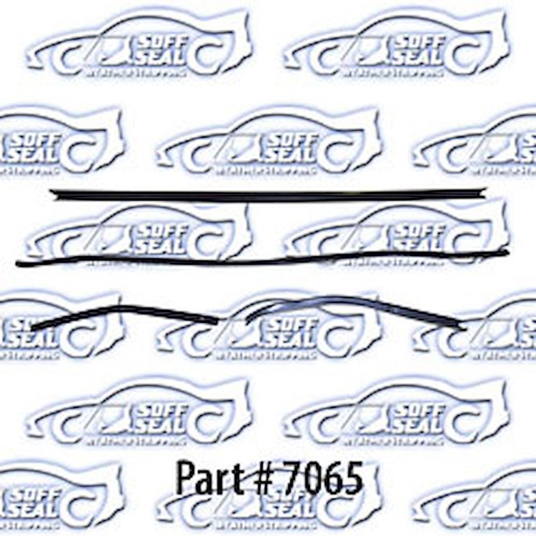 Window weatherstrip, original style with round bead 70-72 Oldsmobile Cutlass