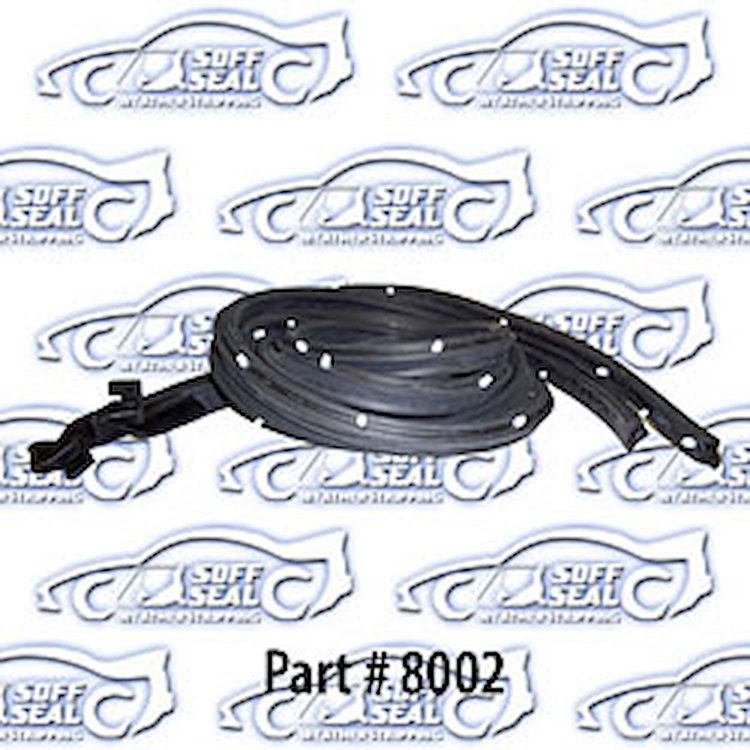 Door weatherstrip W/ Clips & Molded Ends 65-69 Chevrolet Corvair Hardtop Convertible