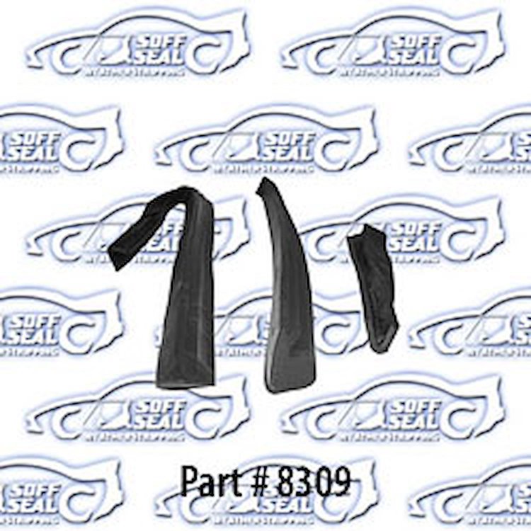 Pillar Post W/ Attached Hinge Pillar 68-72 Chevrolet Corvette Coupe