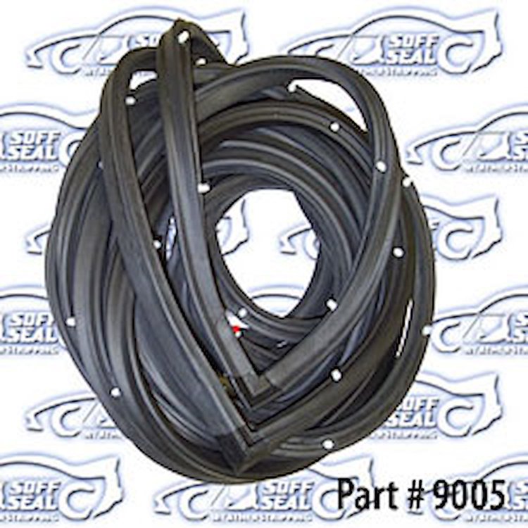 Door Weatherstrip W/ Clips 55-59 Chevrolet, GMC Truck