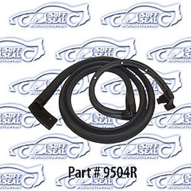 Hinged Side Door Weatherstrip W/ Clips Right Side