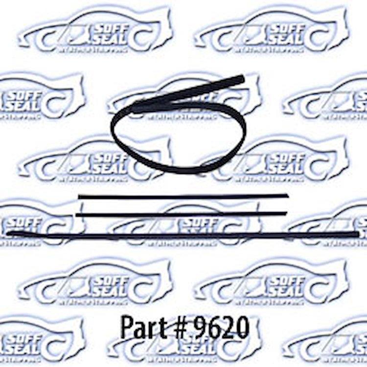 Window Channel Kit-Custom chrome on window seals 67-72 Chevrolet, Gmc Pickup