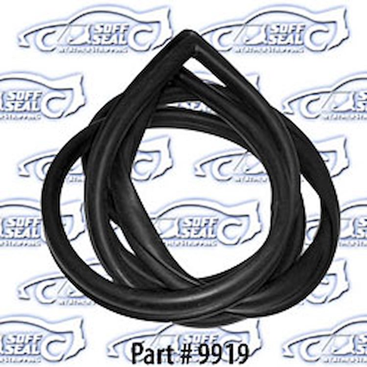 Rear glass channel with chrome trim 73-87 Chevrolet Truck, Gmc Truck