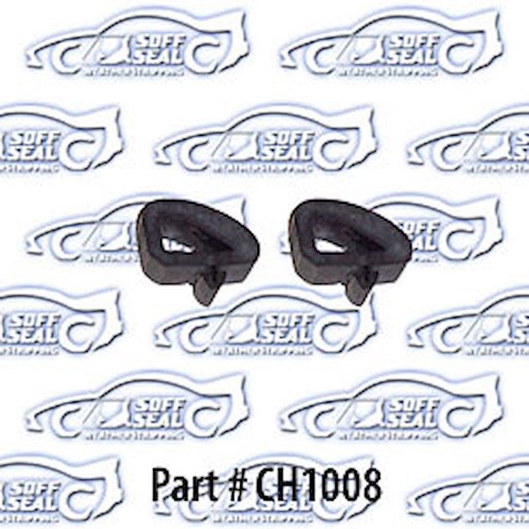 Hood side bumpers 67-69 Barracuda 67-71 Dodge Dart 67-71 Plymouth Valiant 70-71 Duster 71 Demon Swinger 71 Scamp
