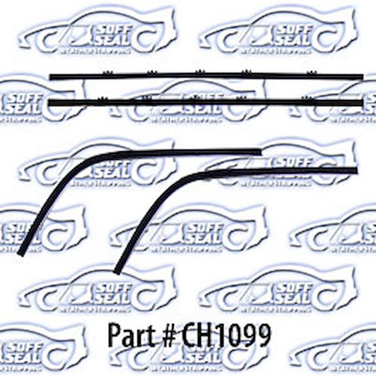 Window weatherstrip original style 67-69 Barracuda Fastback