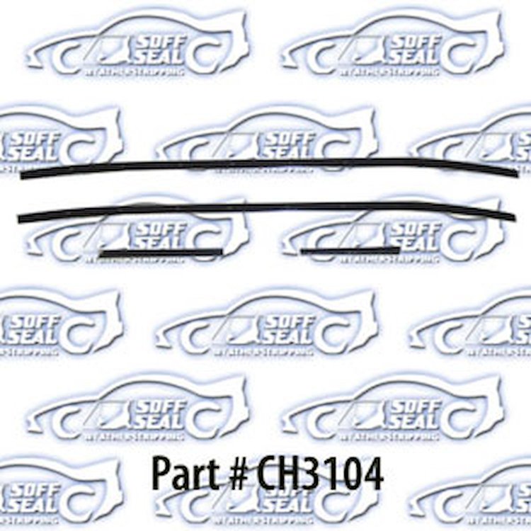 Window Weatherstrip 71 Dodge Barracuda, Plymouth Challenger