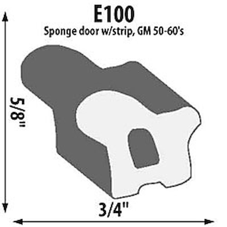 Extrusion - Door Weatherstrip Height: 5/8"