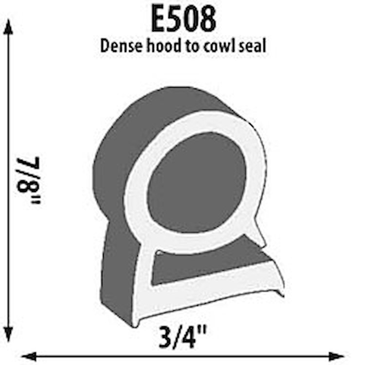 Hood-to-Cowl Extrusion Height: 7/8"