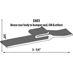 Rear Body-to-Bumper Extrusion Height: 3/8"