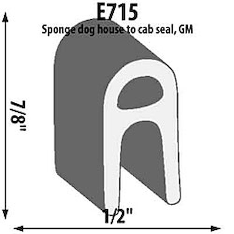 Doghouse-to-Cab Extrusion Height: 7/8"