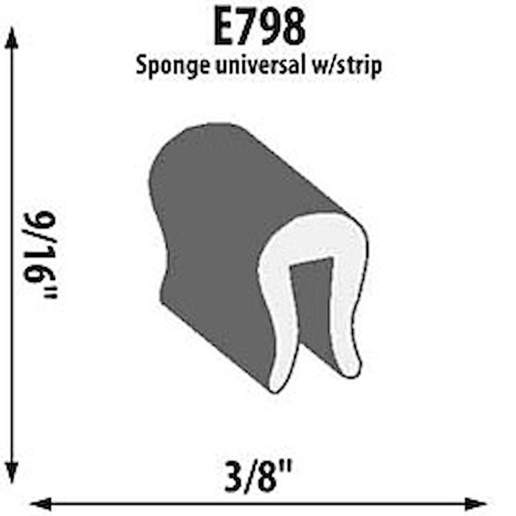 Extrusion Height: 9/16"