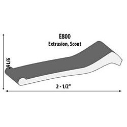 Extrusion Height: 9/16"