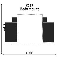 Upper Body Mount ID: 7/8"
