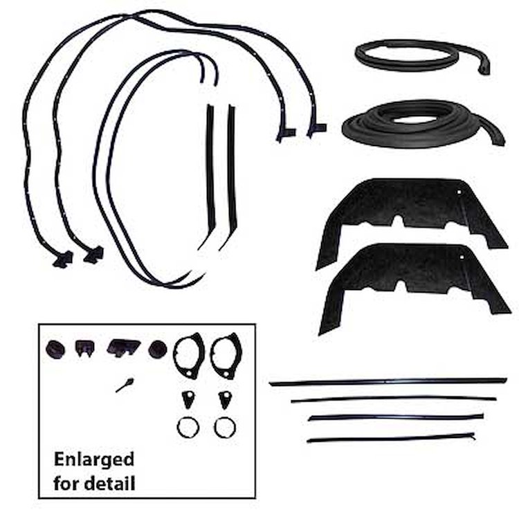 Weatherstrip Kit 1966 Impala