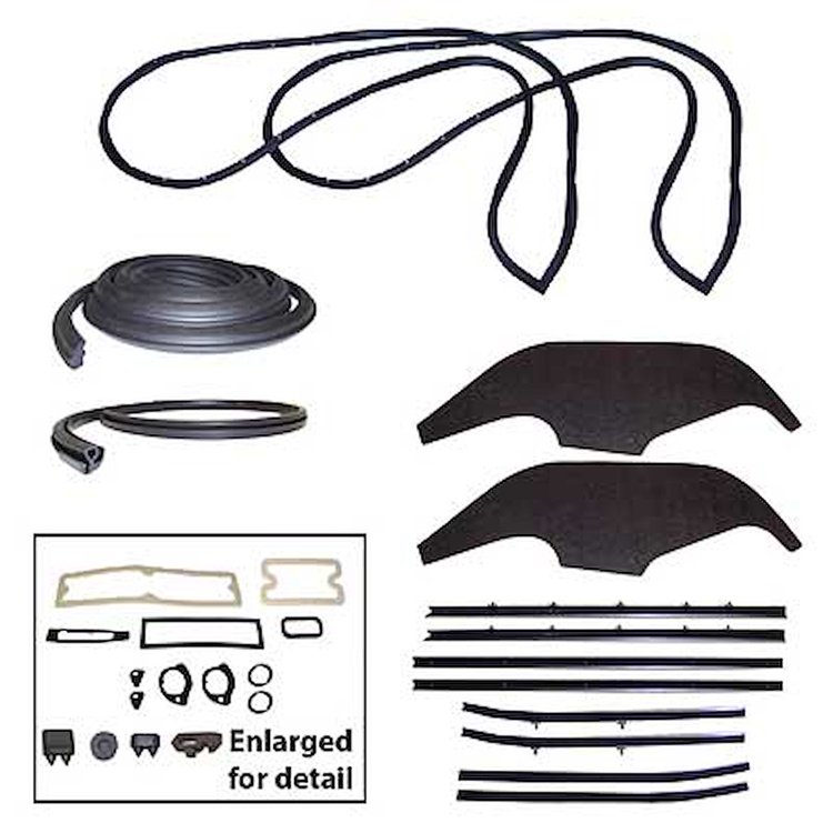 Weatherstrip Kit 1971-72 Nova Sedan