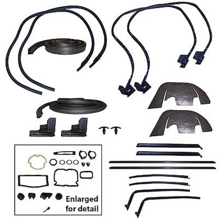Weatherstrip Kit 71-72 Chevelle 2-Door