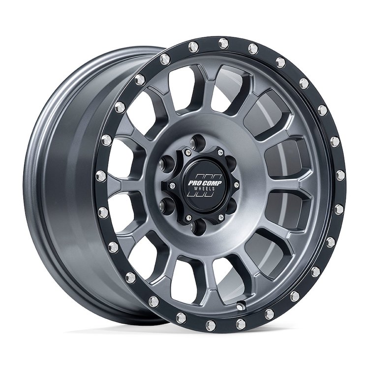 PXA2634-78583 PA34 ROCKWELL Wheel [Size: 17"x8.5"] Matte Graphite w/Black Lip Finish