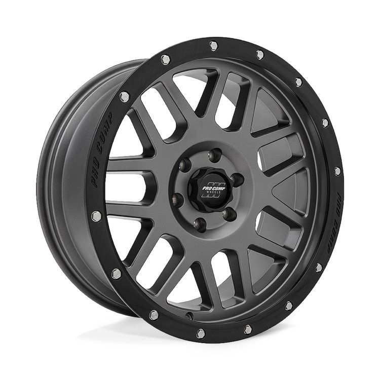 PXA2640-298345 PA40 VERTIGO Wheel [Size: 20"x9"] Dark Gray w/Black Lip Finish