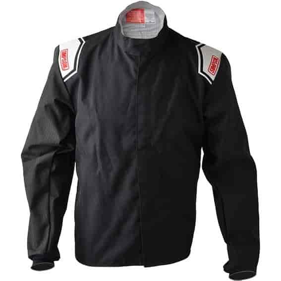 102182 Apex Kart Racing Jacket Black/Black - Small