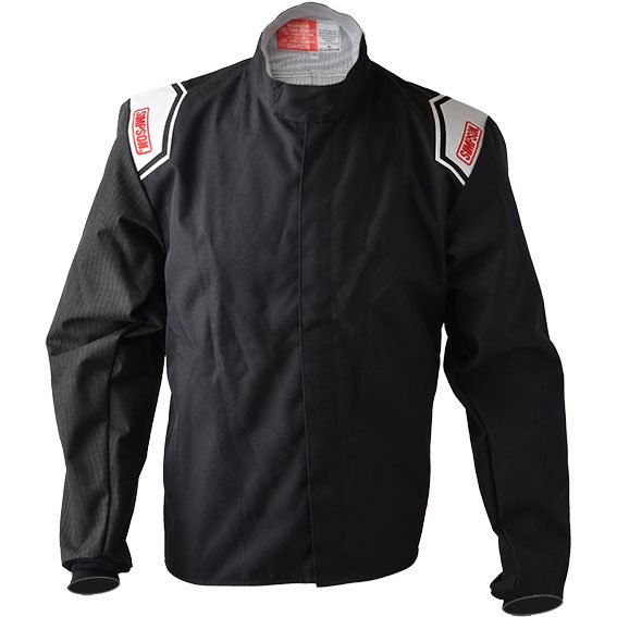 102382 Apex Kart Racing Jacket Black/Black - Large