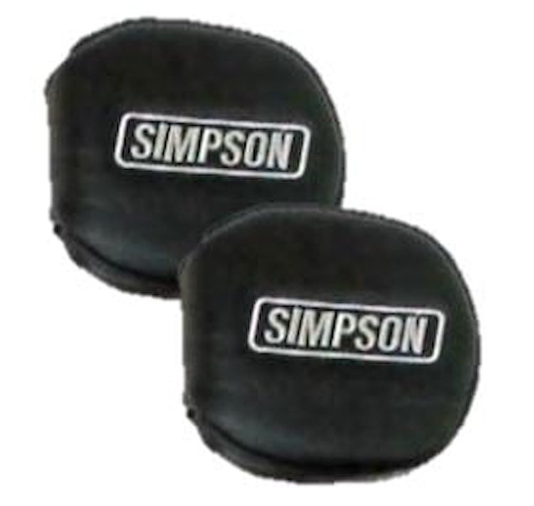 2021G YXZ Door Latch Pads Black/Grey (pair) Black with grey embroidery