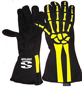 Skeleton Driving Glove Large
