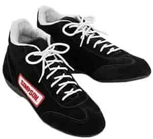 Black Low-Top Driving Shoes Size 10